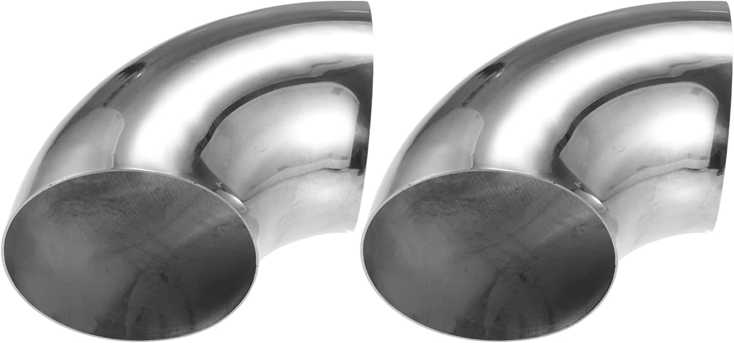 X AUTOHAUX 5 Inch 90 Degree Mandrel Bend Elbow Pipe for Exhaust