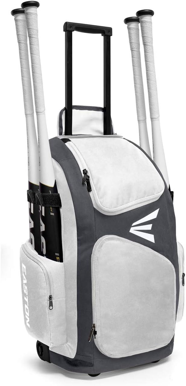 Easton Traveler Stand-Up Wheeled Equipment Bag for Baseball