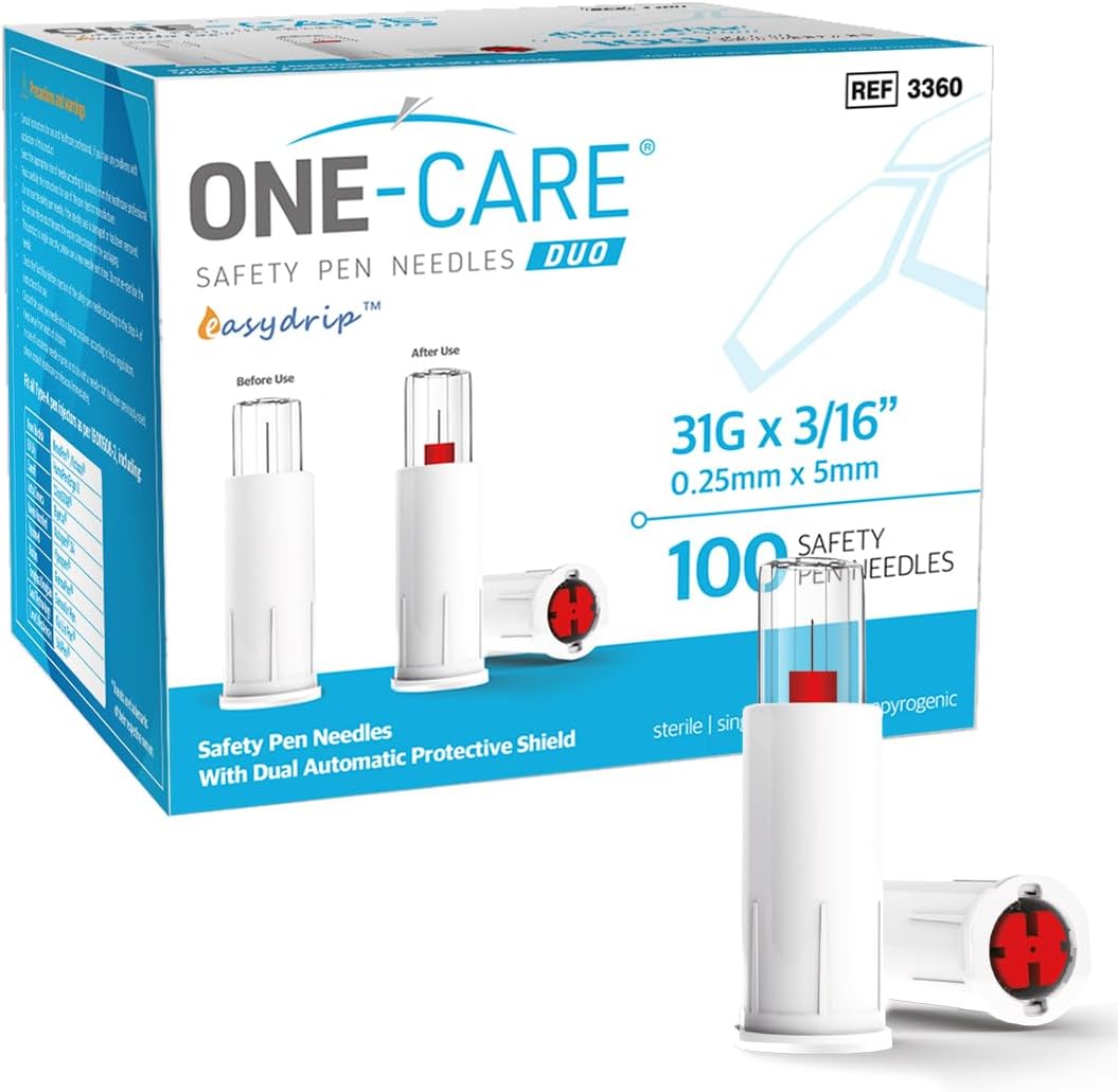 ONE-CARE PRO Duo Safety Pen Tips for Maximum Comfort and Safety