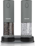 Electric Salt and Pepper Grinder Set Rechargeable - Large Capacity