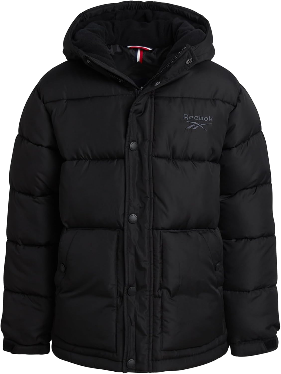 Reebok Boys Puffer Jacket - Heavyweight Wind & Water Resistant