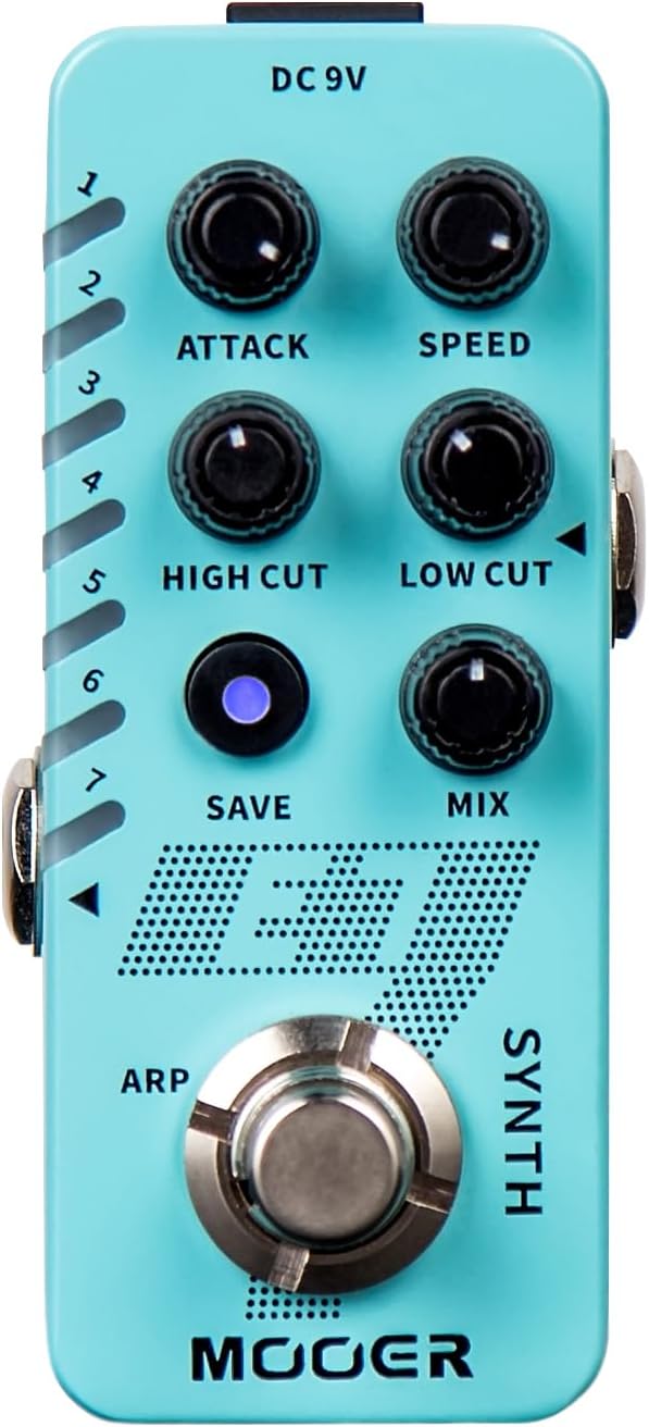 MOOER E7 Polyphonic Guitar Synth Pedal for Creative Musicians