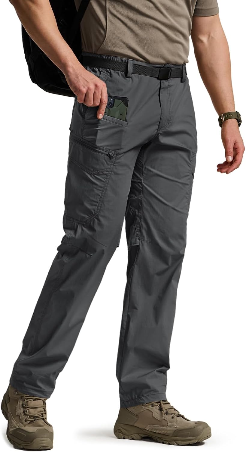 Quick Dry Tactical Pants by CQR - Water Resistant & Lightweight