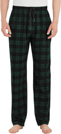 Tall Mens Pajama Pants Long Inseam Plaid Lounge Pants - Perfect Fit