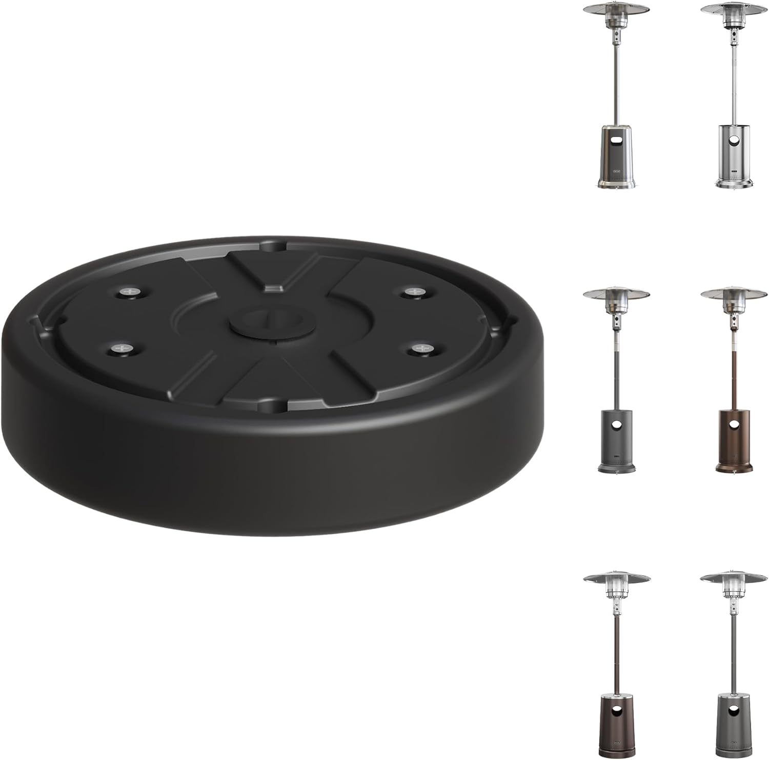 EAST OAK Patio Heater Sand Box for Stability and Durability