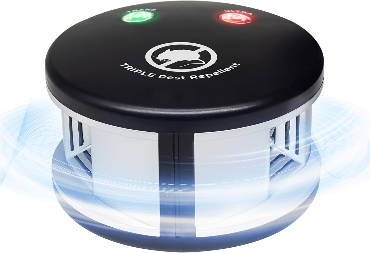 X-PEST Indoor Ultrasonic Rodent Repeller - 3 Mode Pressure Wave, Pest Control