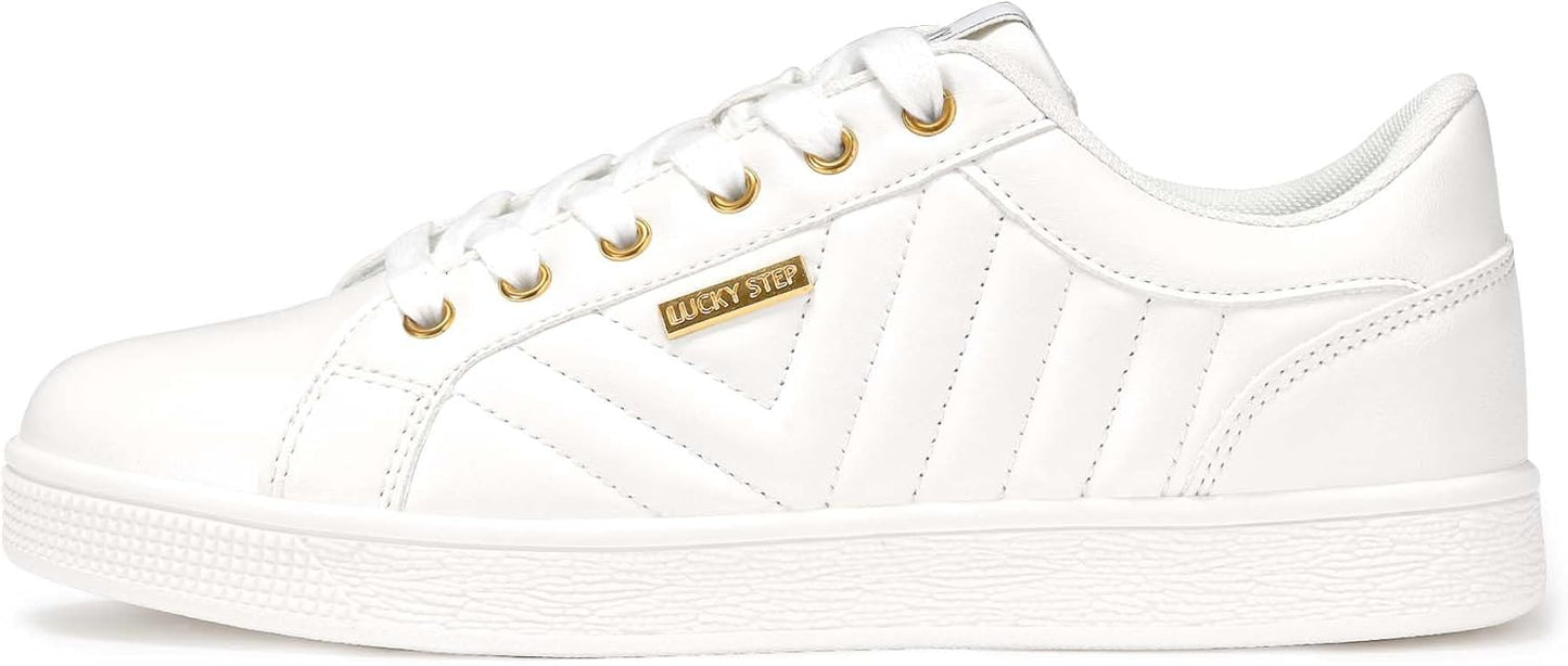 LUCKY STEP Glitter Shoes Sparkly Bling Fashion Sneakers for Women