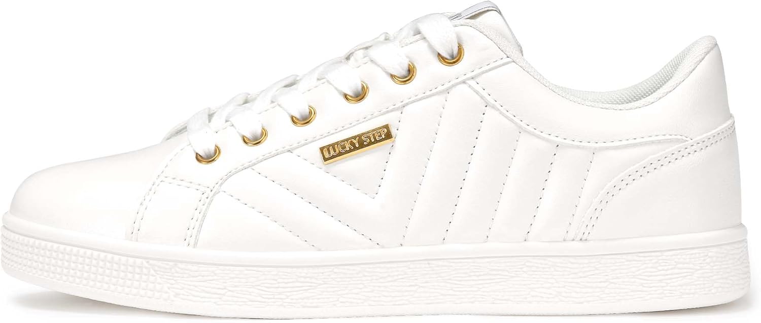 LUCKY STEP Glitter Shoes Sparkly Bling Fashion Sneakers for Women