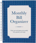 Monthly Bill Organizer One Size Fits All - Simple Home Finance Planner