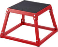 18 in Plyometric Jump Box - Steel Plyo Platform for Home Training
