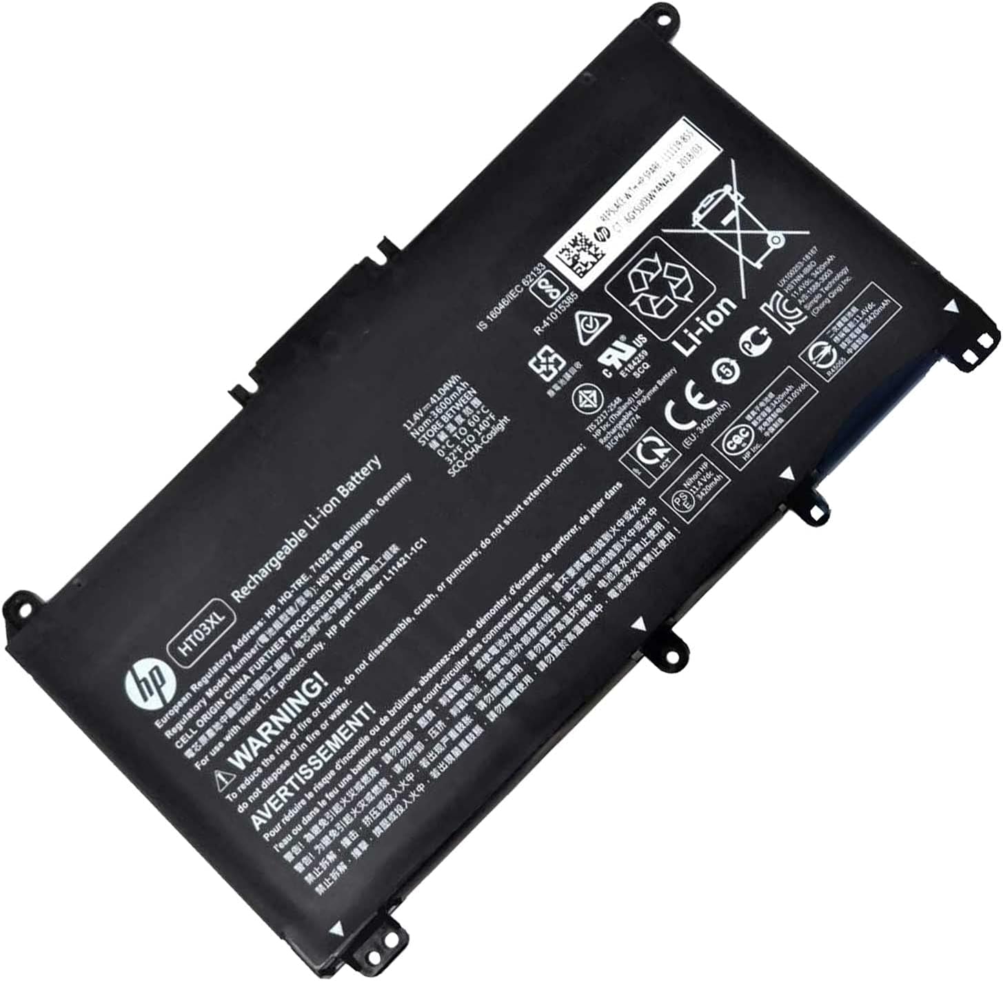 HP HT03XL Laptop Battery Replacement for Pavilion Series Devices