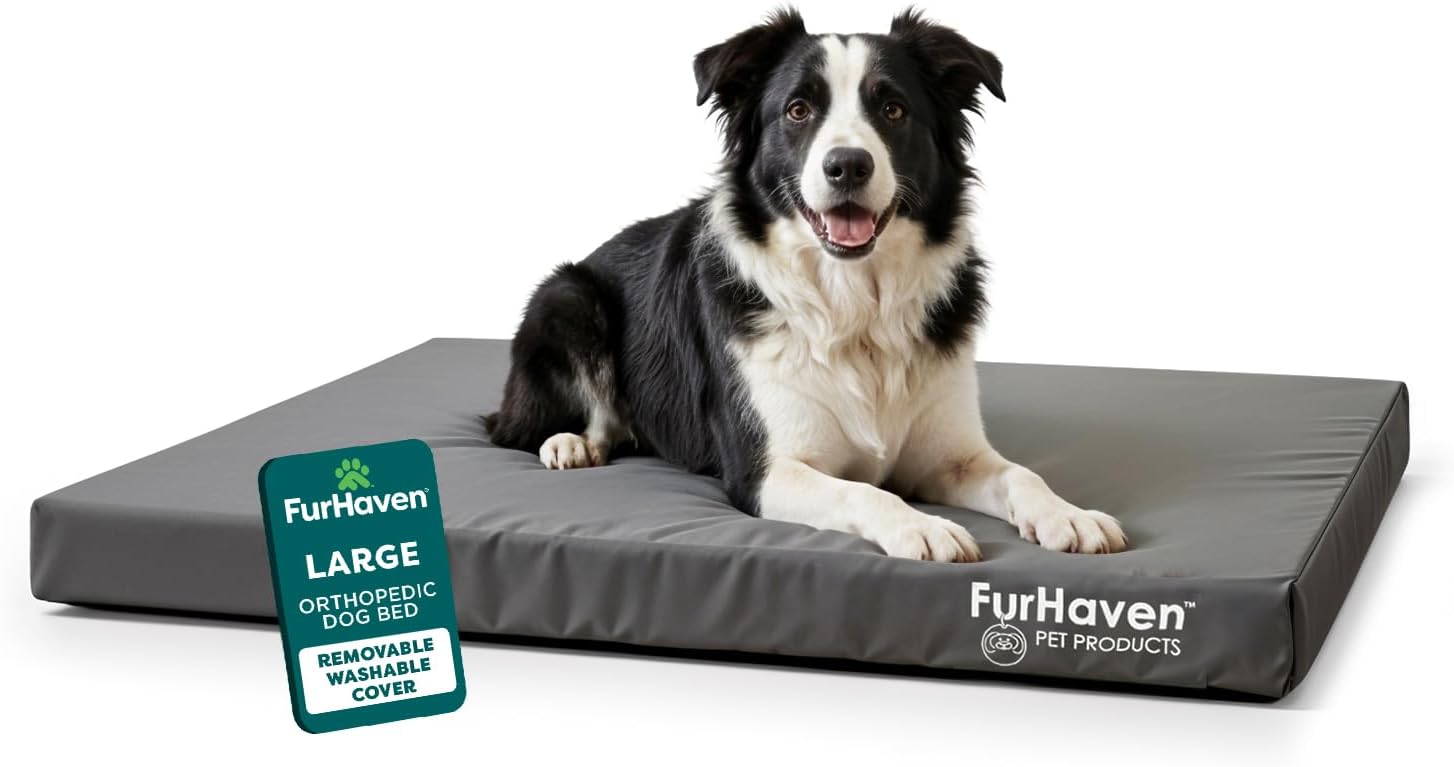 Water-Resistant Orthopedic Dog Bed for Large Dogs by FurHaven