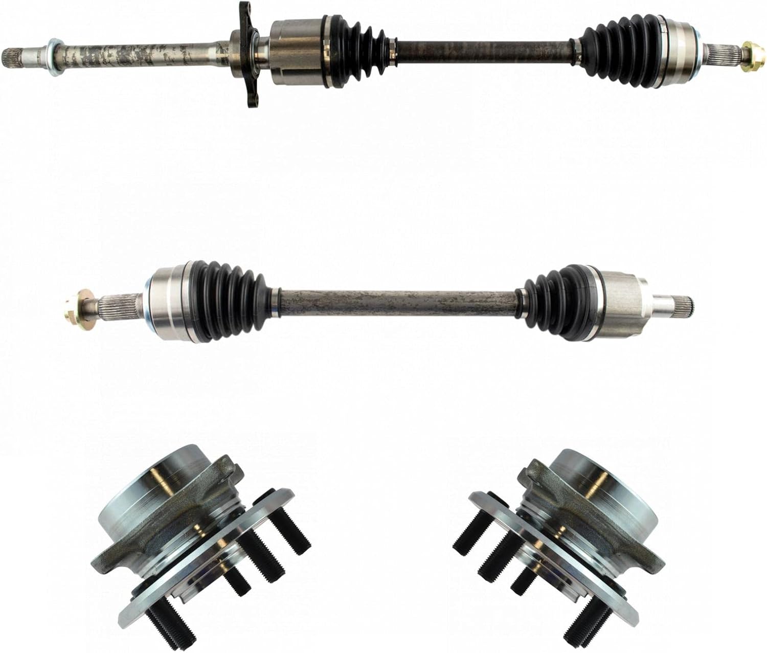 TRQ Front Driver & Passenger Side Drivetrain Kit for Honda Odyssey