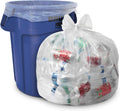 45 Gallon Clear Trash Bags 40 in x 46 in - Heavy Duty CSR Series