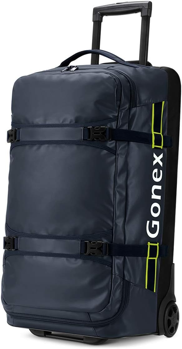Gonex Rolling Duffle Bag with Wheels for Easy Travel