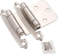 DecoBasics Cabinet Hinges Brushed Nickel 30 Pair - Self Closing