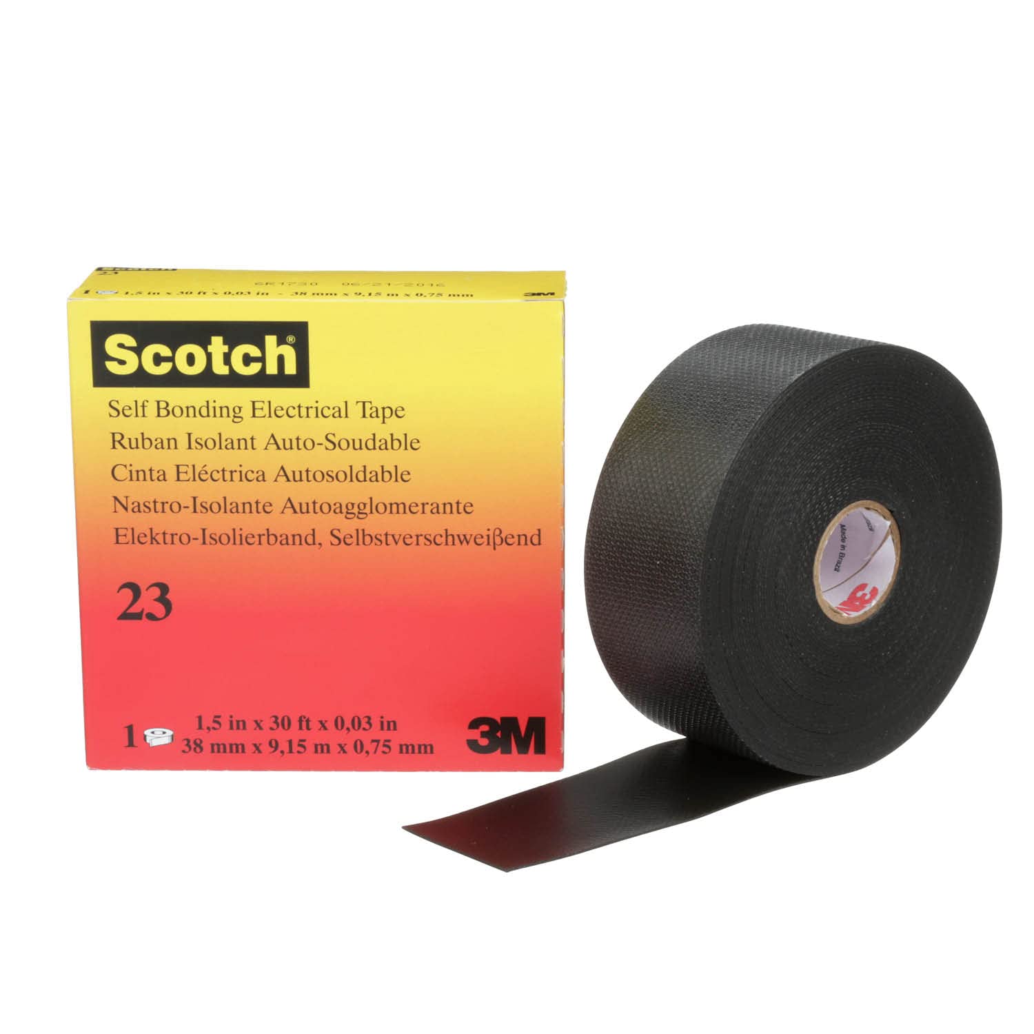 3M Scotch Rubber Splicing Tape 23 for Electrical Insulation