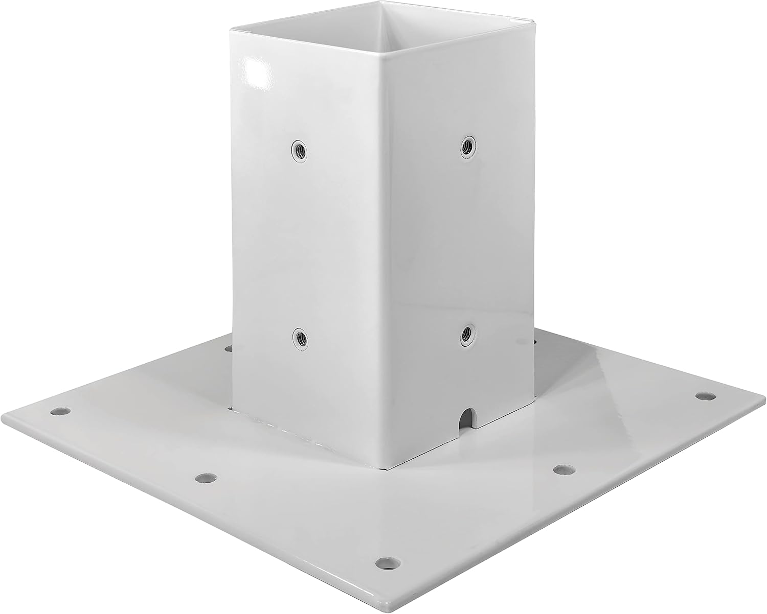 Mail Boss Surface Mount Post Base Plate for Secure Mailbox Setup