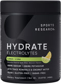 Hydrate Electrolytes Powder Lemon Lime - Sugar-Free Hydration