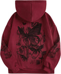 Women's Butterfly Graphic Hoodie Pullover - Soft Casual Sweatshirt