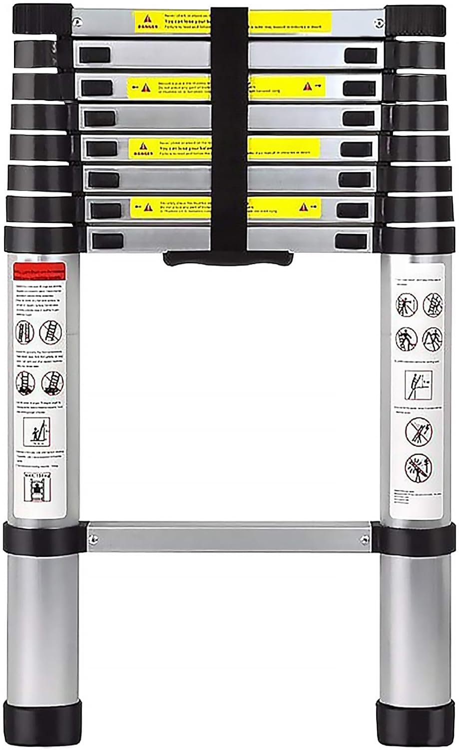 Telescoping Ladder 8.5 FT - Portable Collapsible Extension Ladder