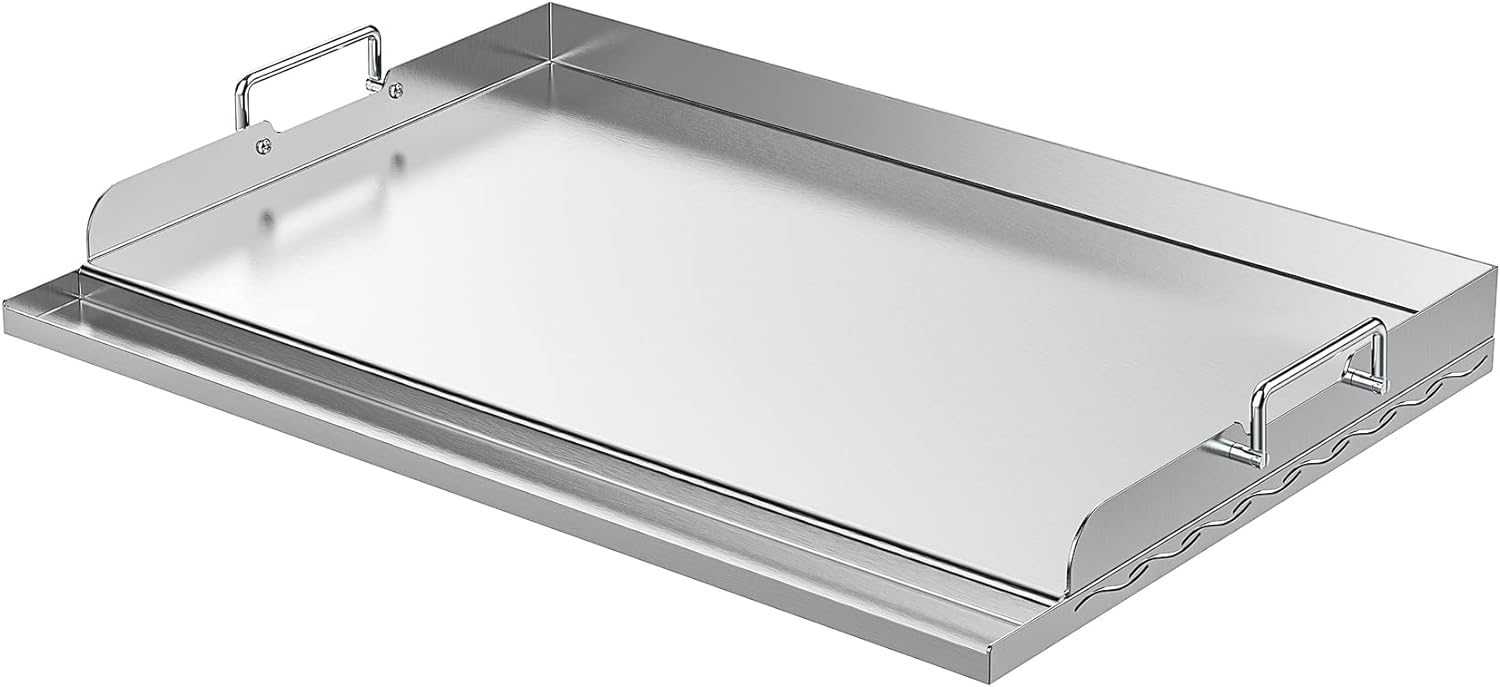 Skyflame Universal Stainless Steel Griddle Plate for BBQ Cooking