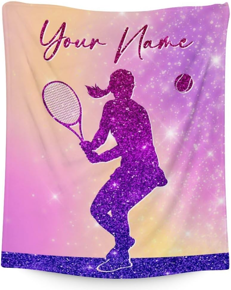 Pink Tennis Blanket for Tennis Lovers