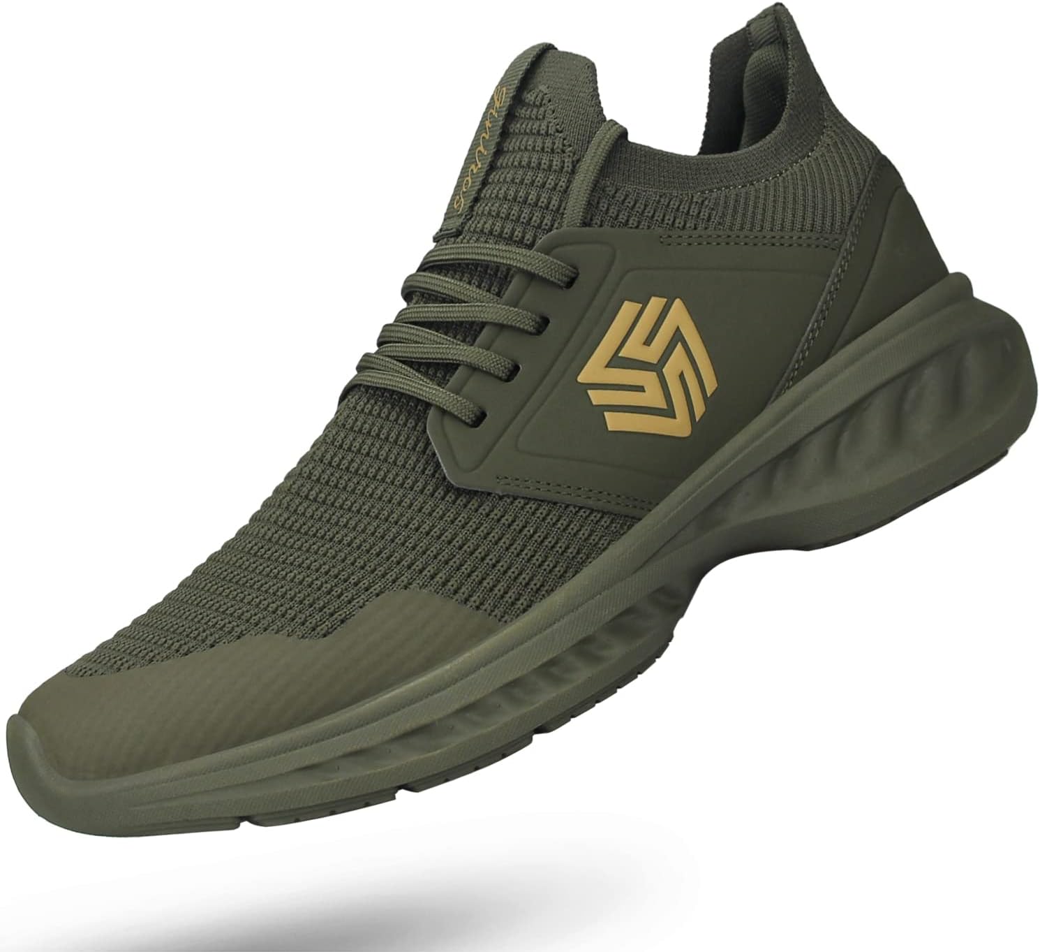 Mens Slip On Walking Shoes Lightweight Breathable Gym Sneakers