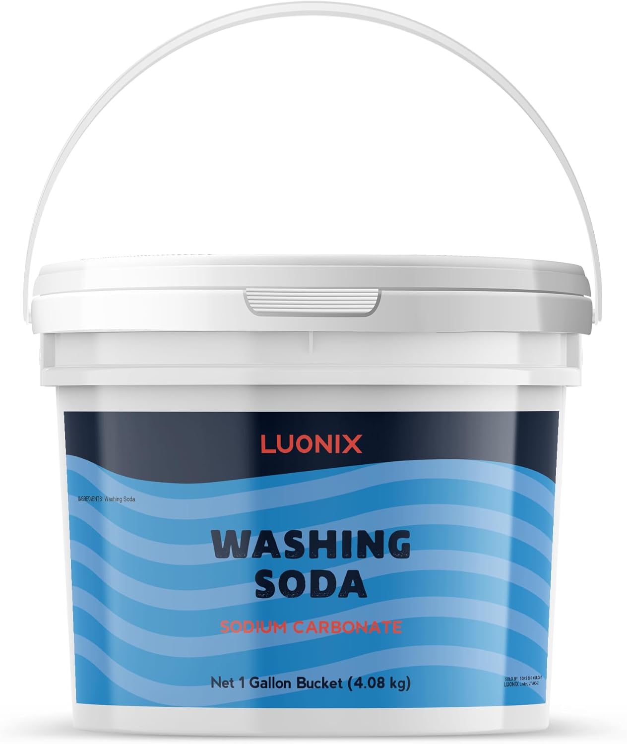 Luonix 1 Gallon Washing Soda: Ultimate Laundry Boost