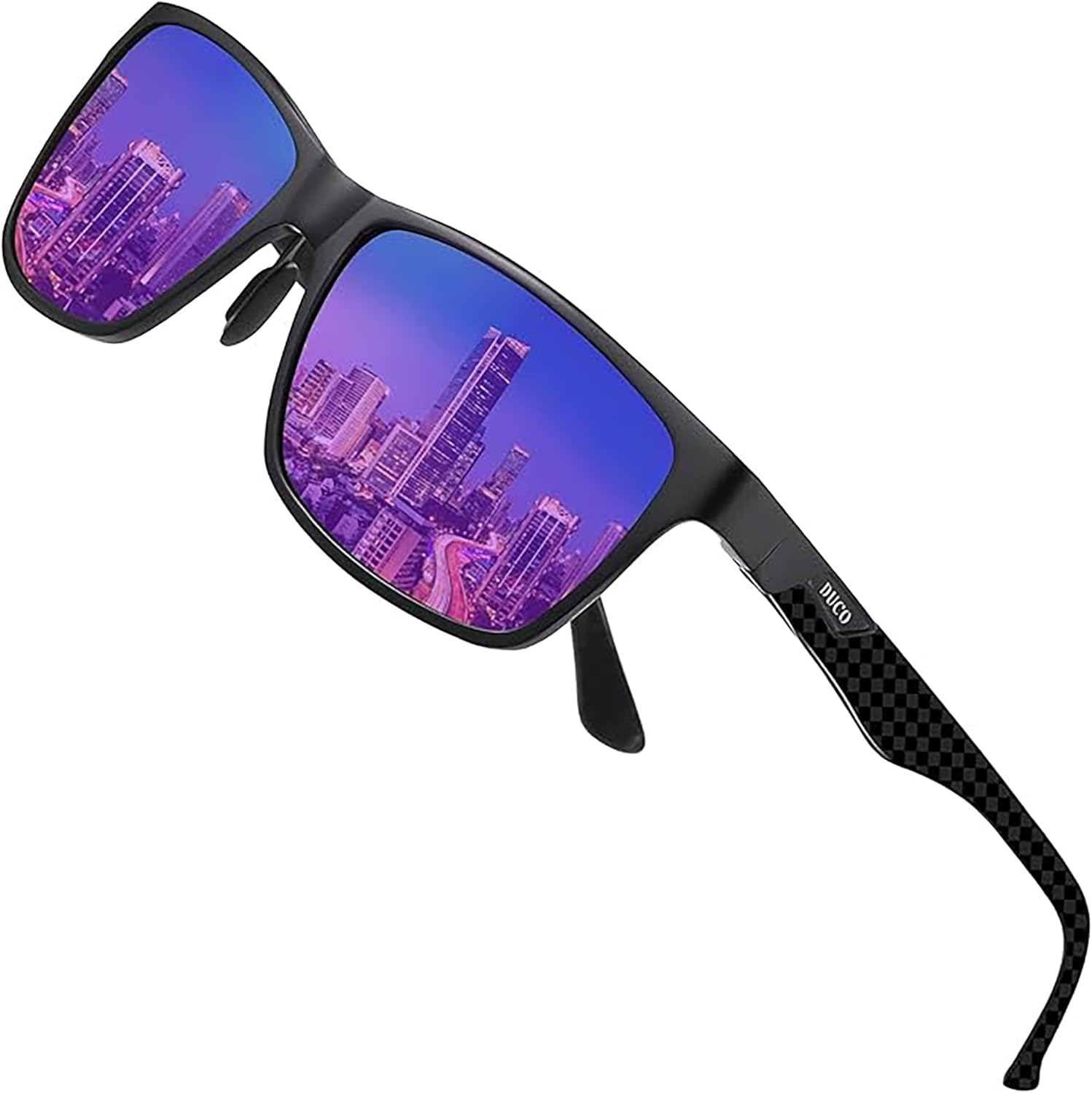DUCO Mens Sunglasses Polarized Rectangle Sunglass for Men