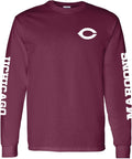 NCAA Double Sleeve Print Team Color Long Sleeve - Licensed Campus Tee