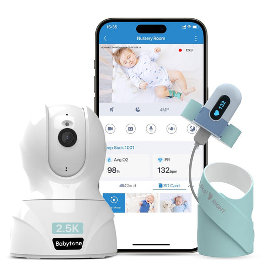 Babytone Smart Baby Monitor - Track Sleep & Health