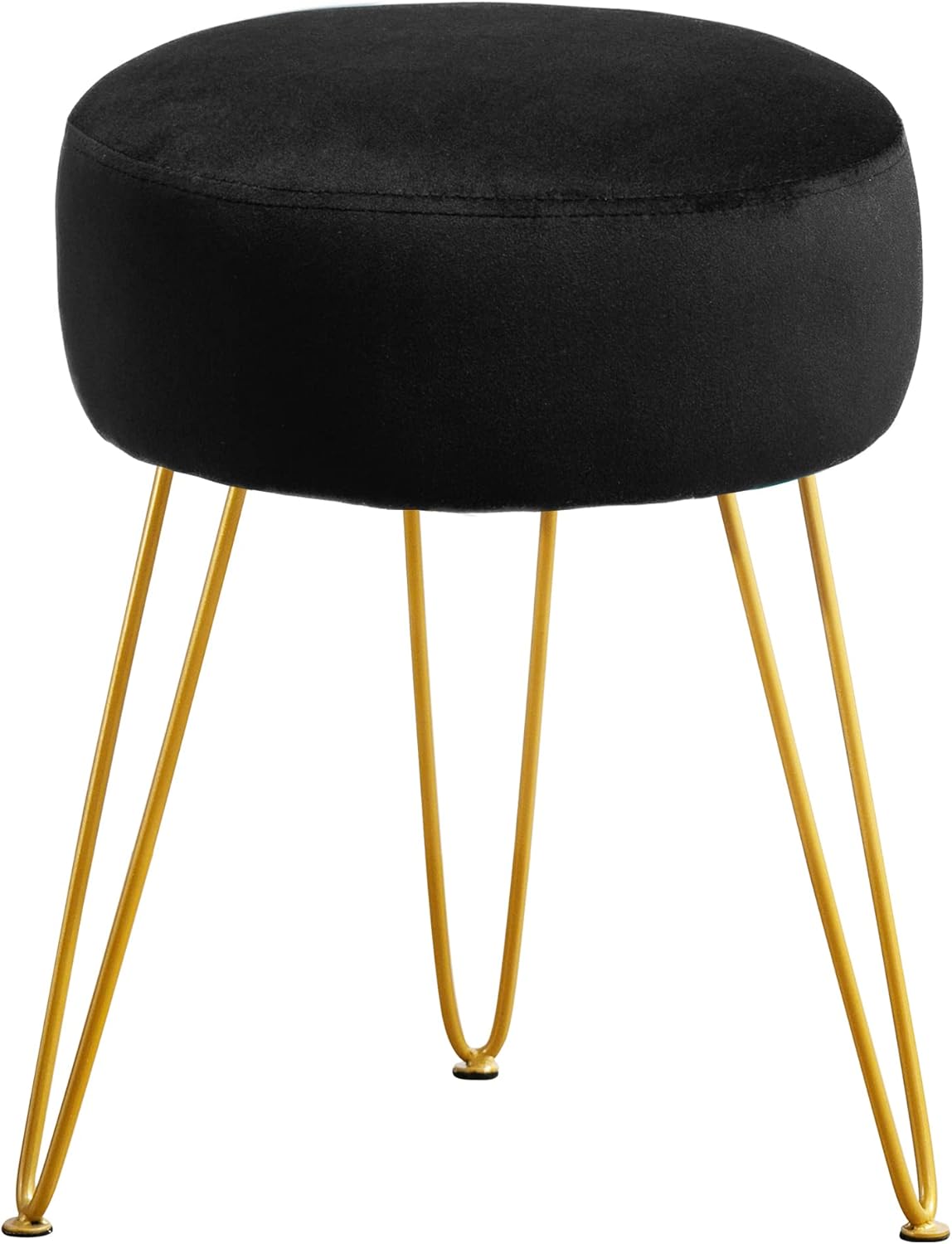 LUE BONA Vanity Stool - Stylish Round Ottoman for Any Space