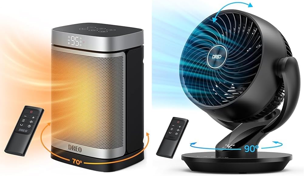 Dreo 1500W Space Heater with Remote & Fan