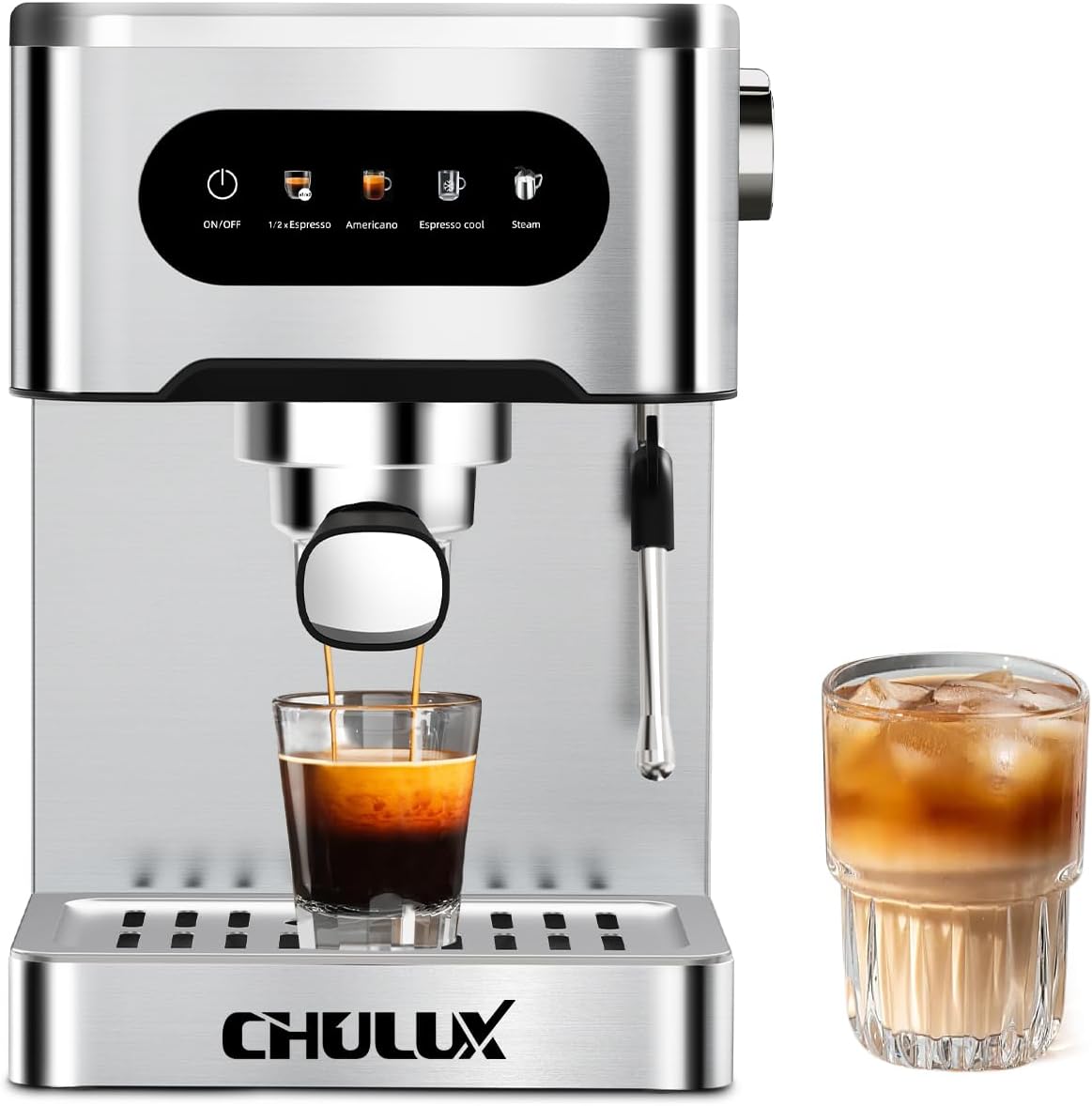 CHULUX 20 Bar Espresso Machine with Steam Wand