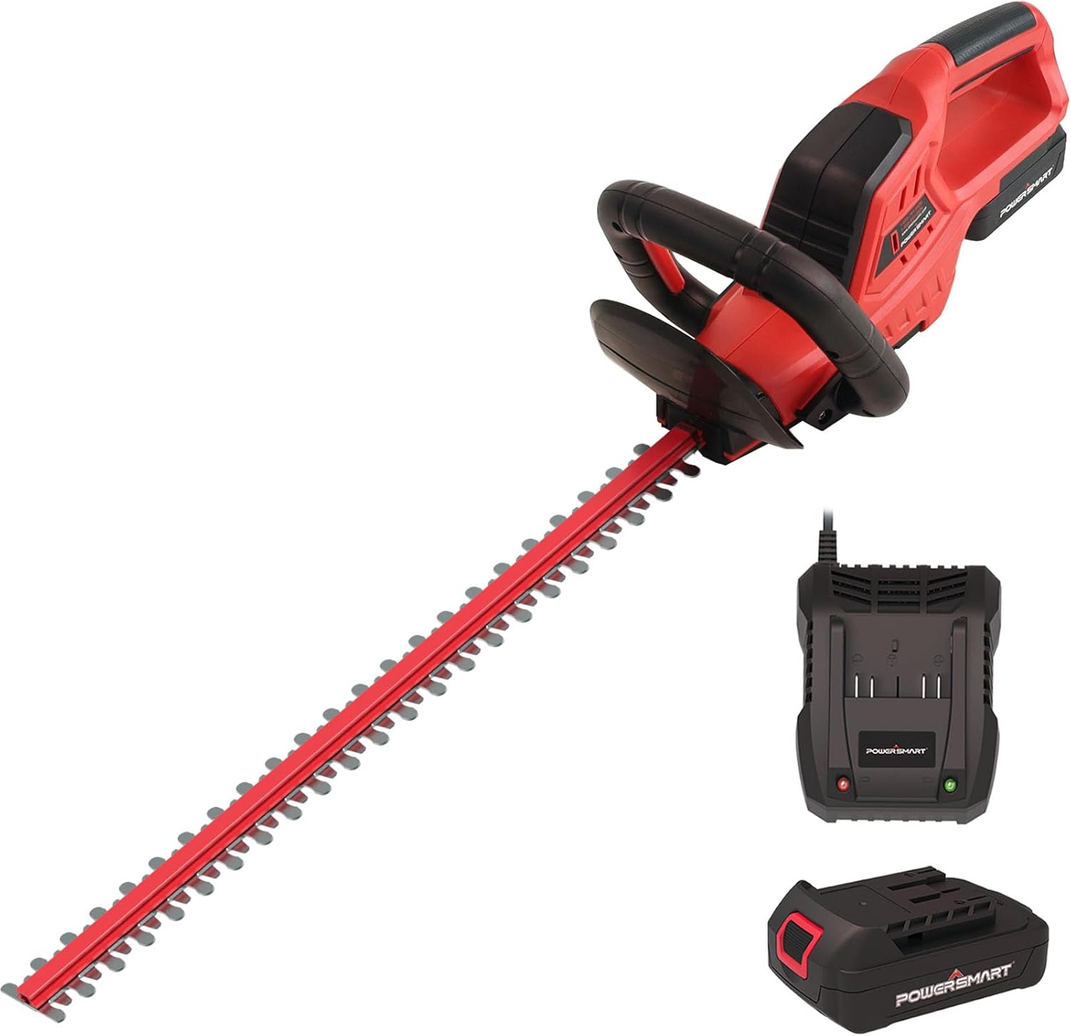 PowerSmart 20V MAX 18-Inch Hedge Trimmer for Efficient Cutting