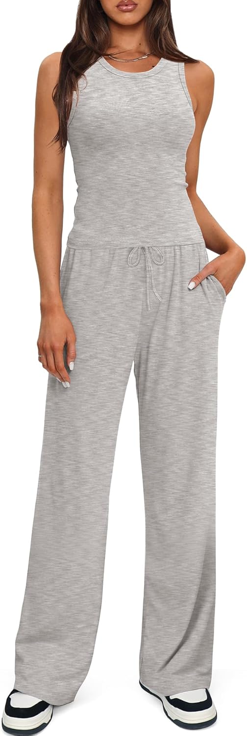 Darong Women's 2 Piece Outfits Lounge Sets for Everyday Style
