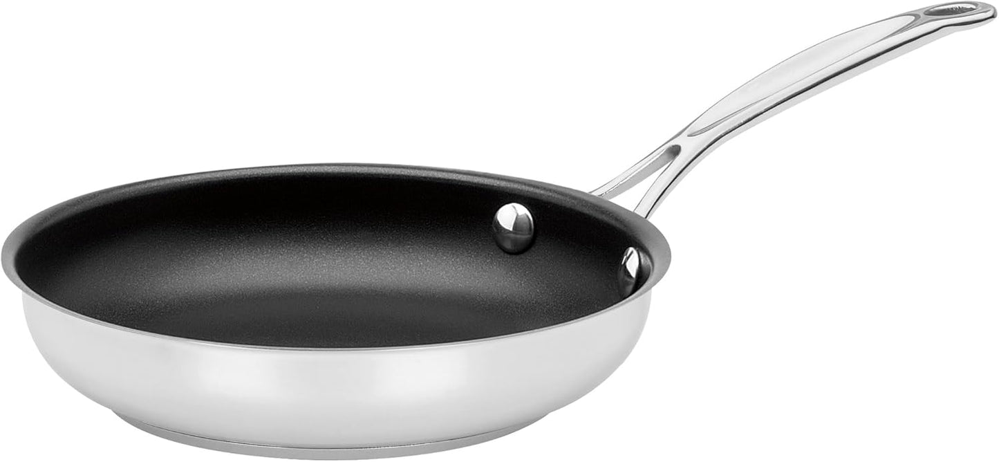 Cuisinart Chef's Classic 8in Stainless Steel Nonstick Skillet
