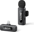 BOYA BY-V1 Wireless Lavalier Microphone for iPhone iPad - Long Range