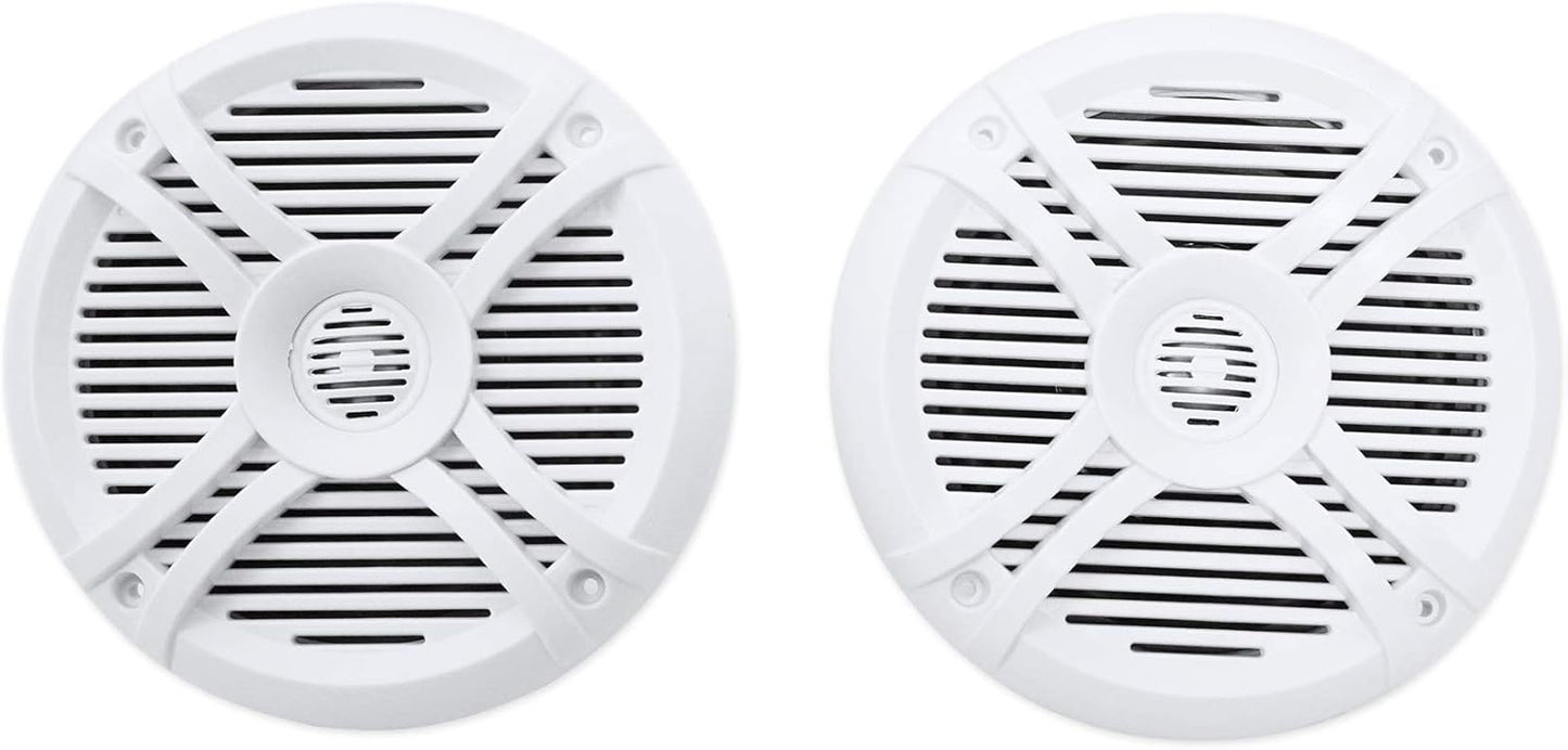 Rockville 6.5 Marine Boat Speakers - 800W Waterproof Sound