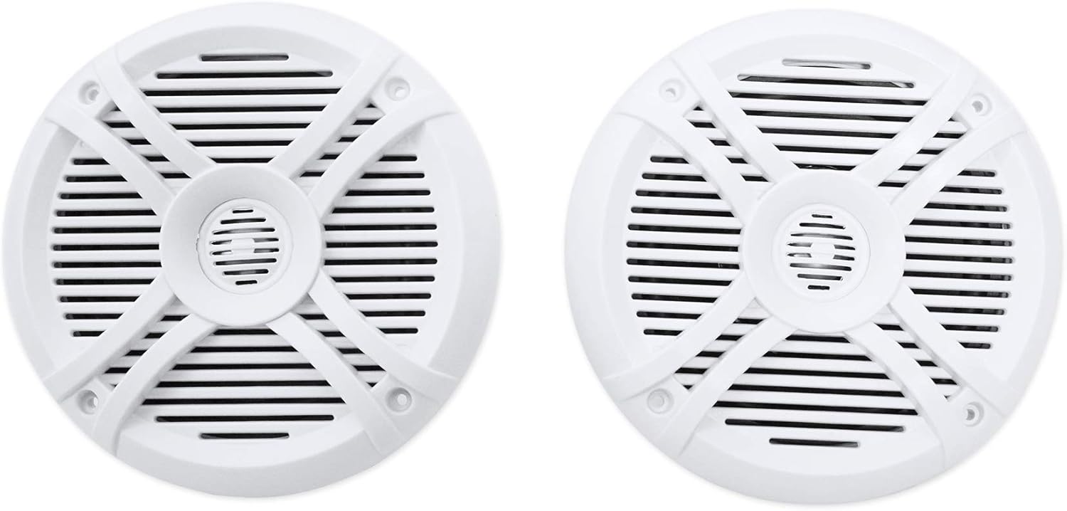 Rockville 6.5 Marine Boat Speakers - 800W Waterproof Sound