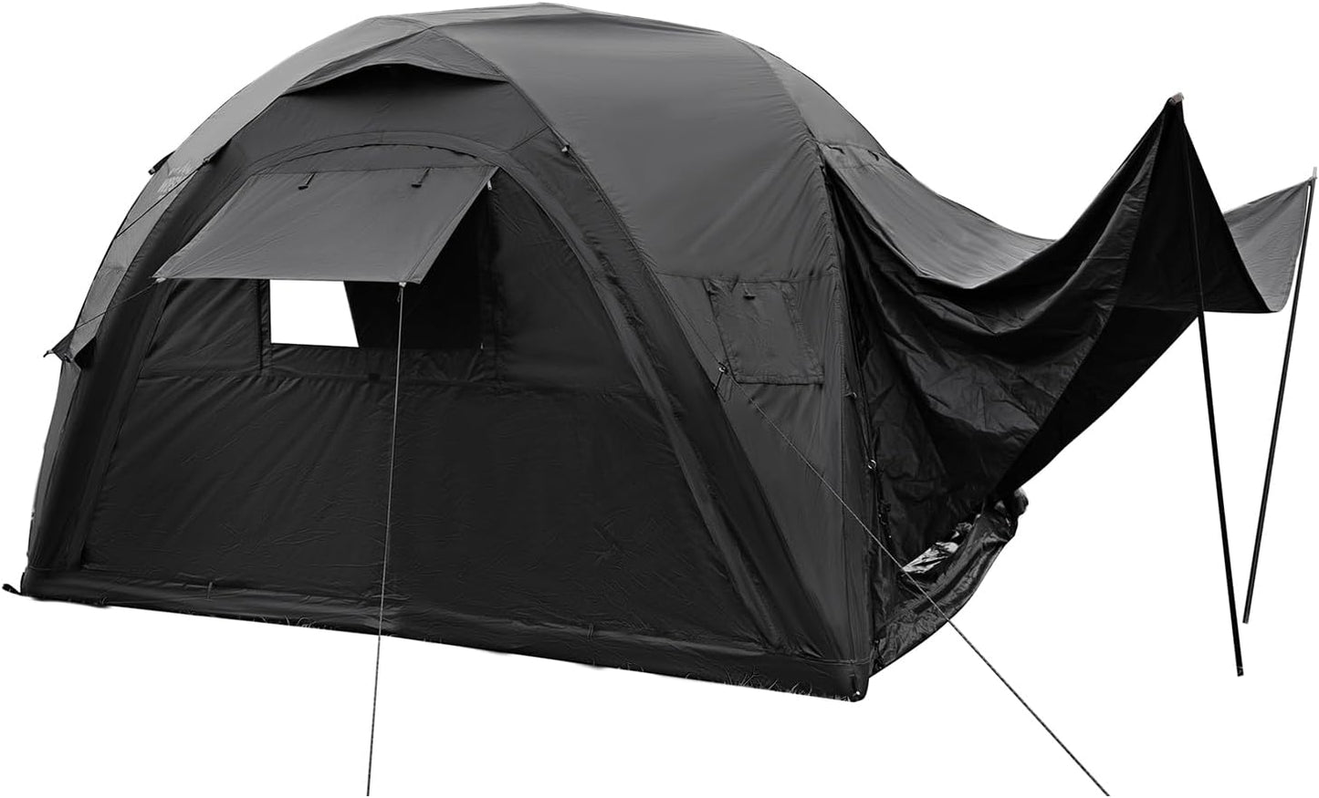 Easy Setup 4-6 Person Inflatable Camping Tent, Waterproof, Sandgold