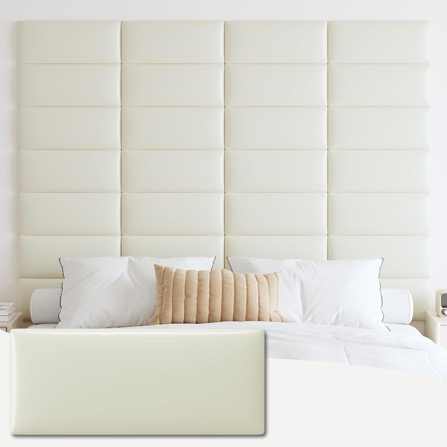 IFNOW Wall Mounted Upholstered Headboard for Stylish Bedrooms