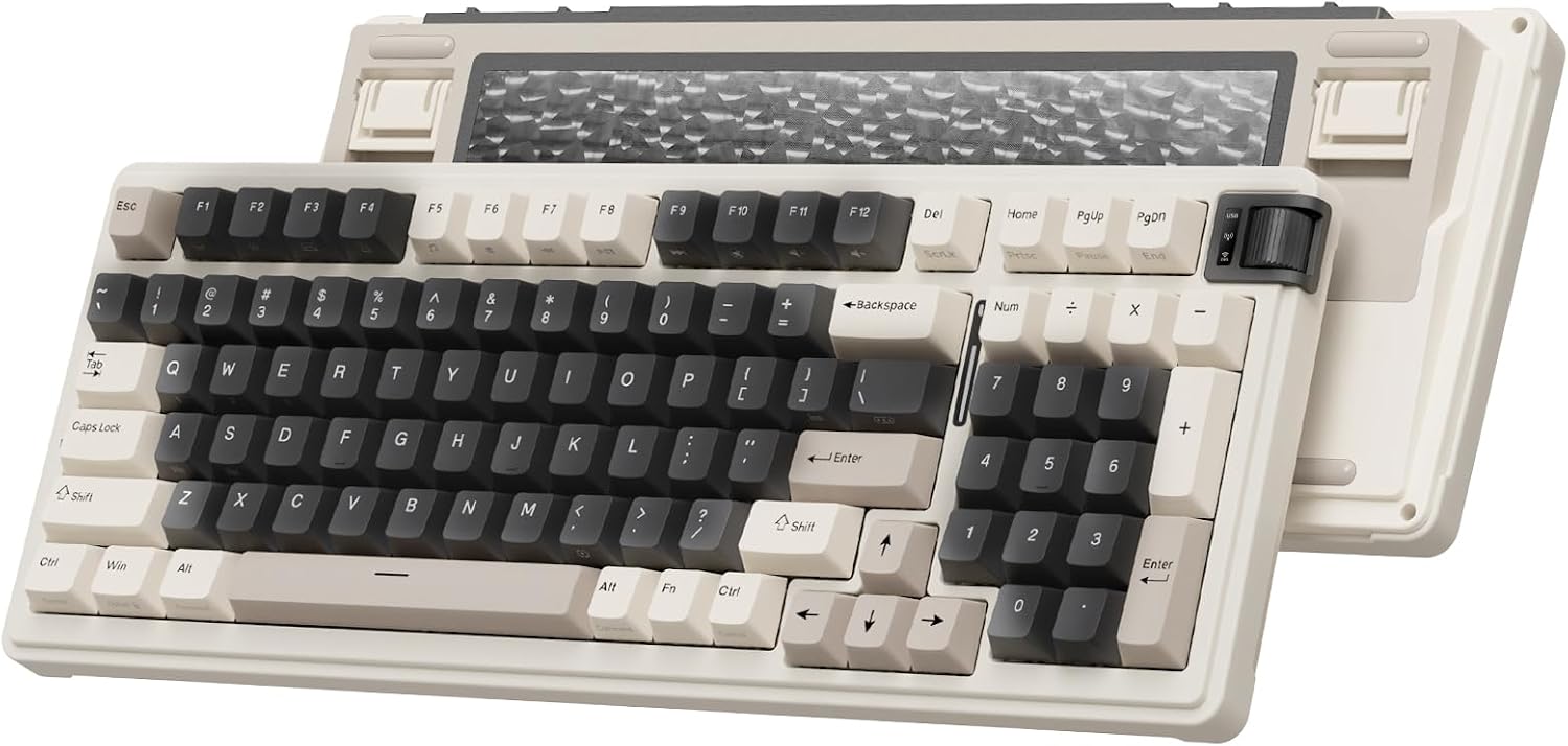 K98 Wireless Gaming Keyboard with RGB Backlit Custom Features