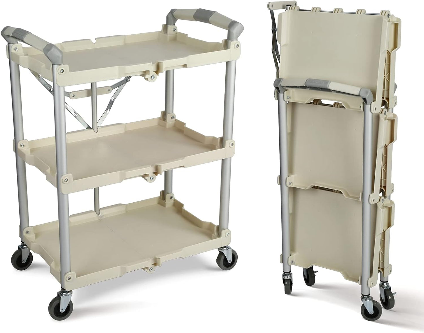 Olympia Tools Pack-N-Roll Folding Cart with 150LB Capacity