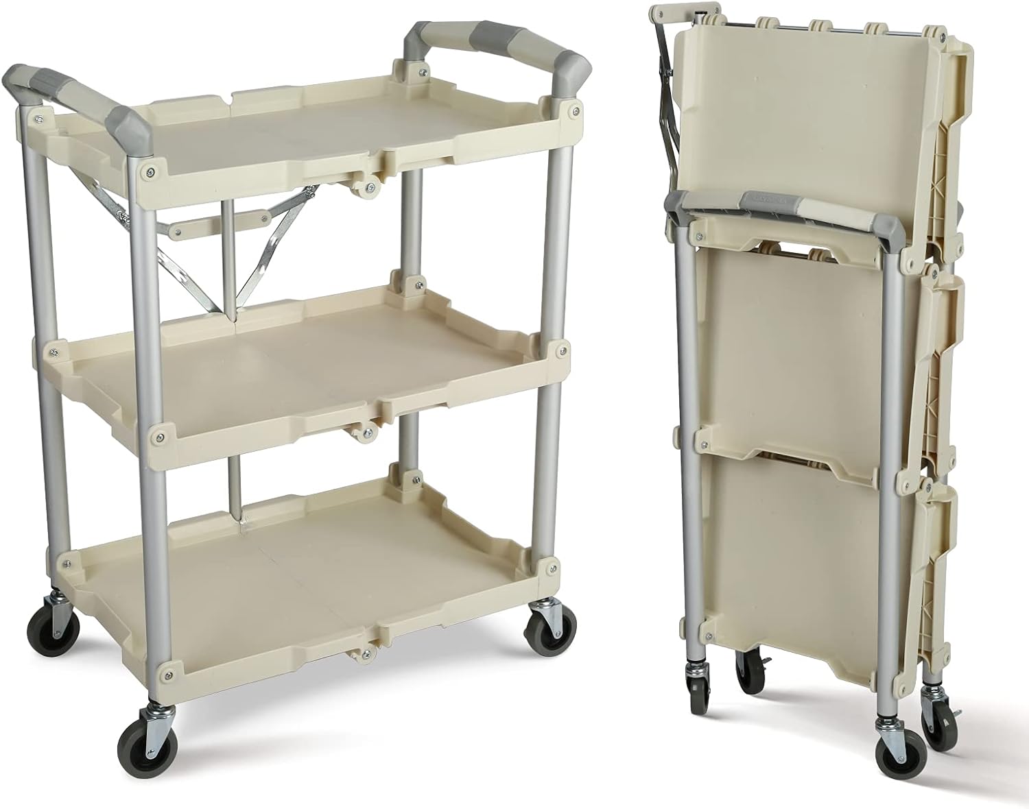 Olympia Tools Pack-N-Roll Folding Cart with 150LB Capacity