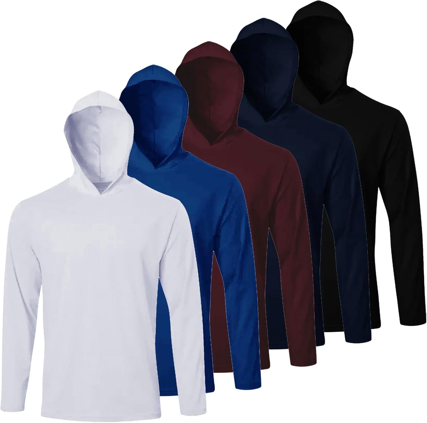 LeeHanTon Men UPF 50+ Sun Protection Hoodie for Activewear