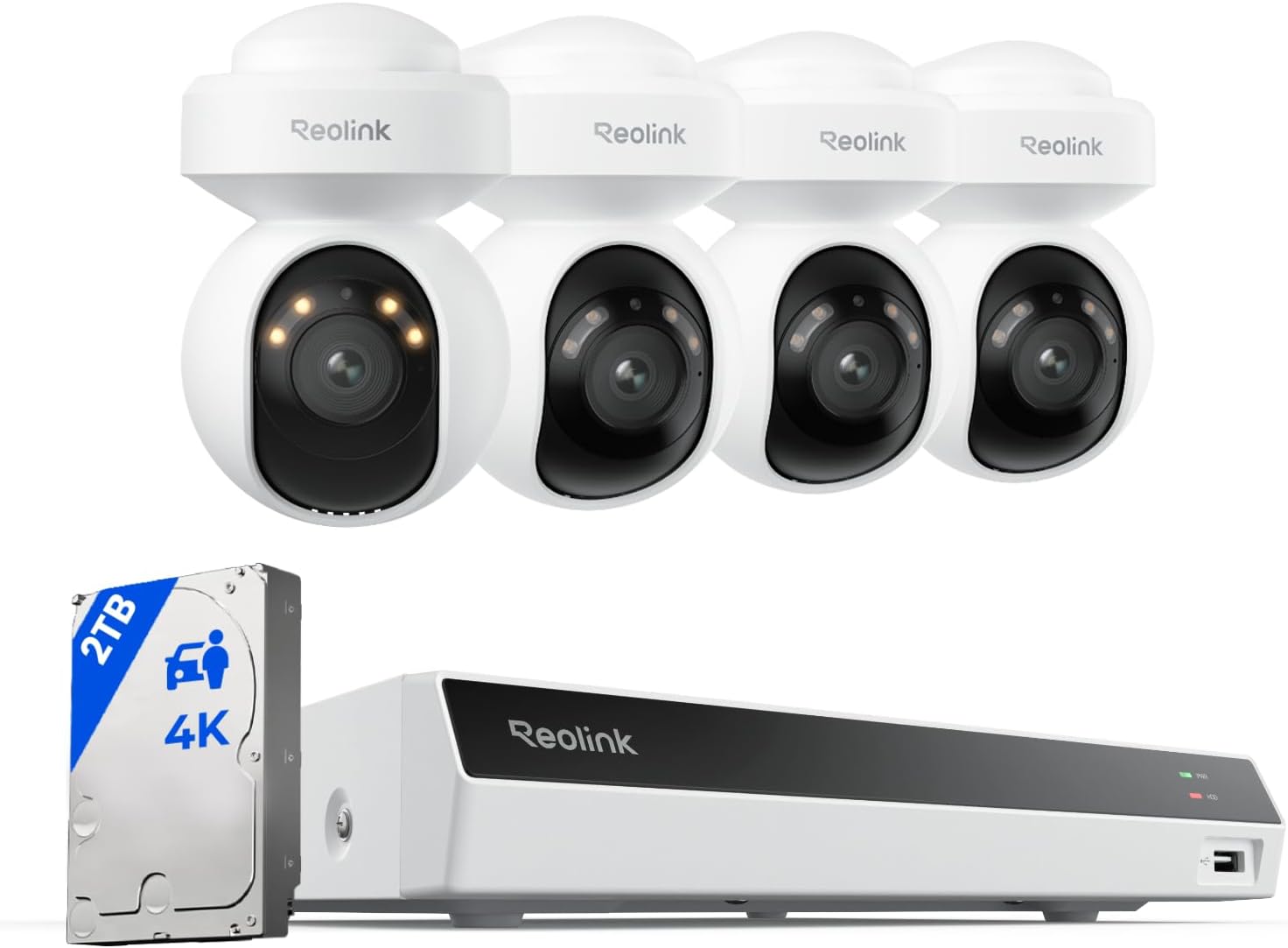Reolink 4K Security Camera System with Auto Tracking Features