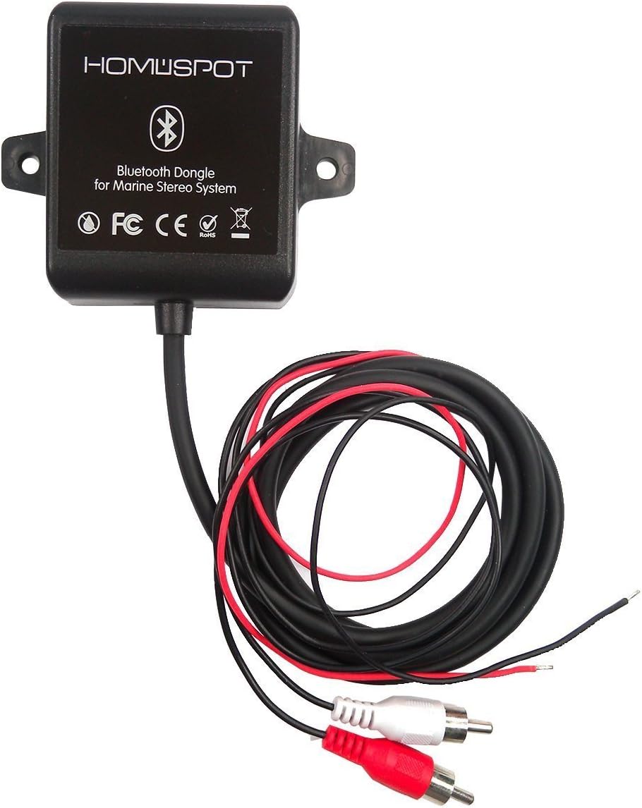 Bluetooth Marine Receiver Adapter Waterproof for Boats and Yachts