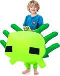 Cartoon Axolotl Inflatable Costume for Adults and Kids - Fun Cosplay